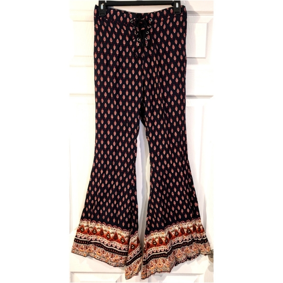 NEW Lexi Drew Flare Boho Pants - Picture 8 of 8